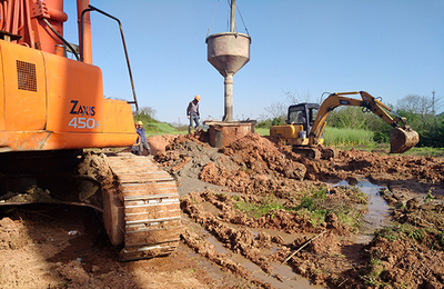 527國道崇仁江大橋樁基工程圓滿完工，高效混凝土切割技術保障施工質量